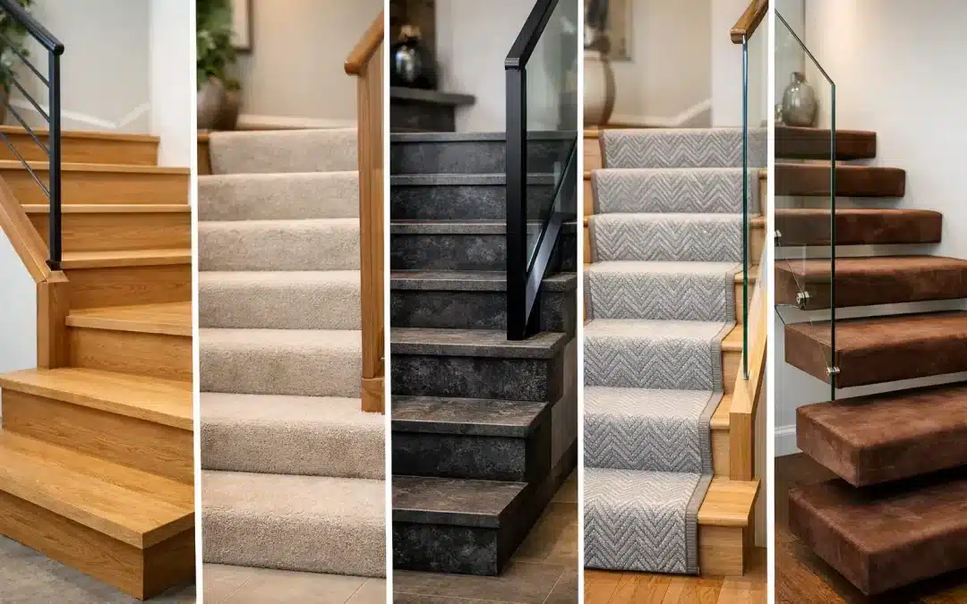 5 stijlvolle trapbekledingen voor elk interieur