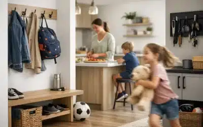 Praktische afwerkingen voor een druk gezin