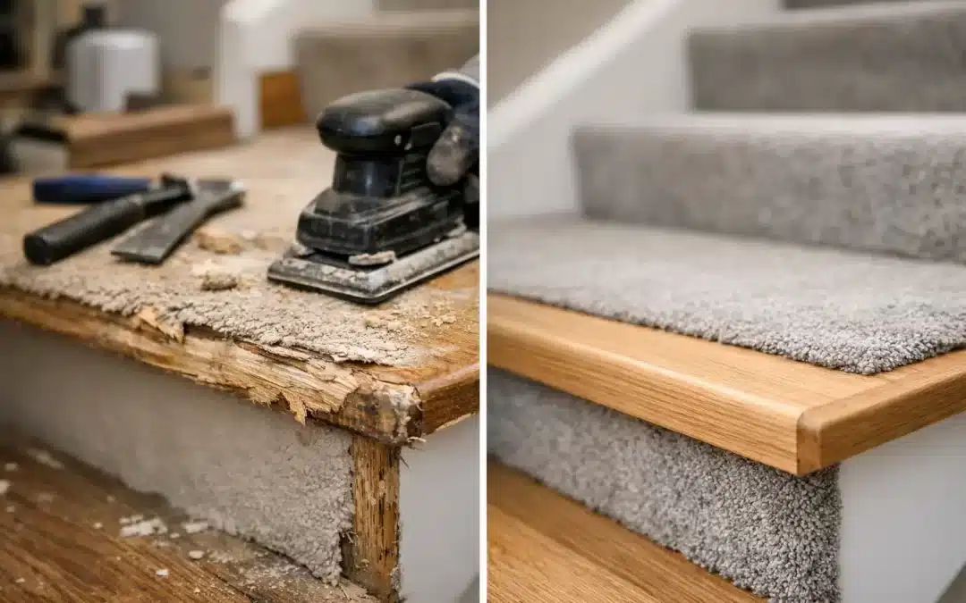 Versleten trapneus laten herstellen met maatwerk